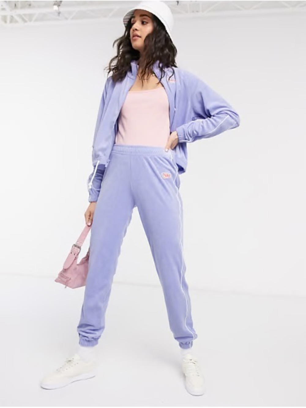 Nike Lavender Terrycloth Joggers